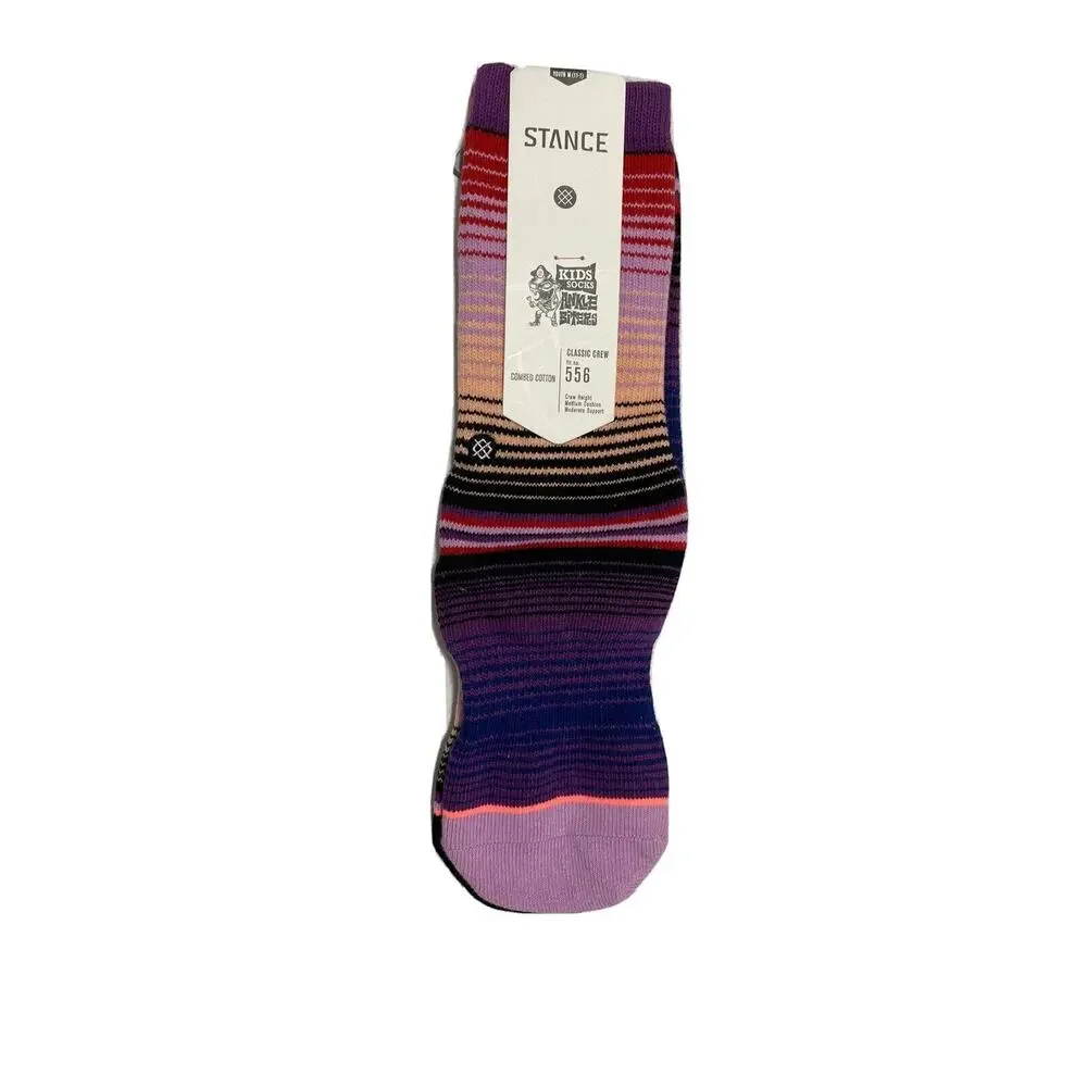 Stance Youth Classic Crew Sock Multi Size M